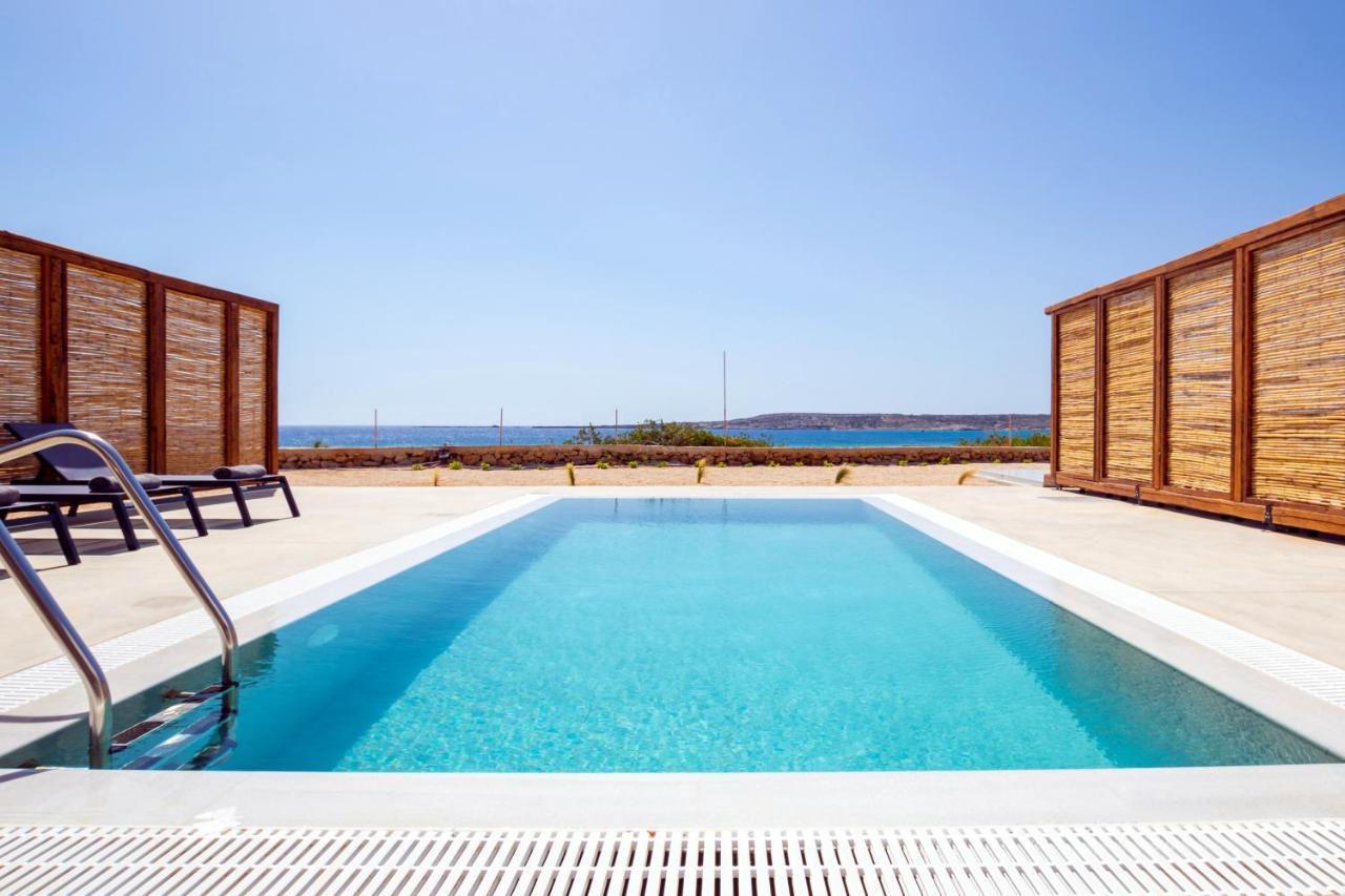Cato Agro 4, Seafront Villa With Private Pool Afiartis Bagian luar foto